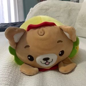 new burrito dog stuffed animal,its new and ready for someone to cuddle with him!